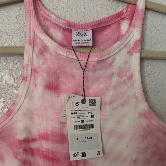 Zara Pink and White Tie-Dye - Picture 2 of 3
